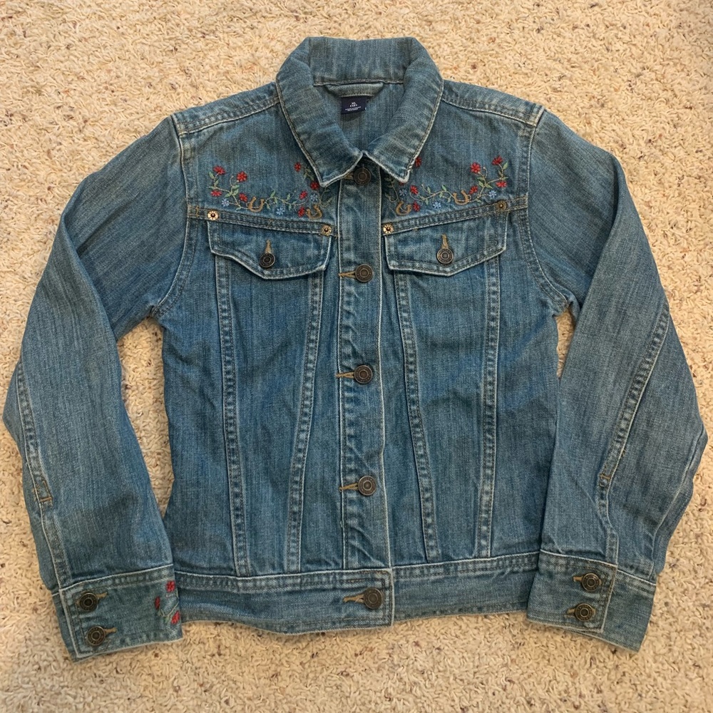 Jean jacket GAP girls size 12
